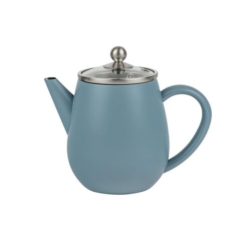 Theepot Duet Eva 0,5L, ijsblauw