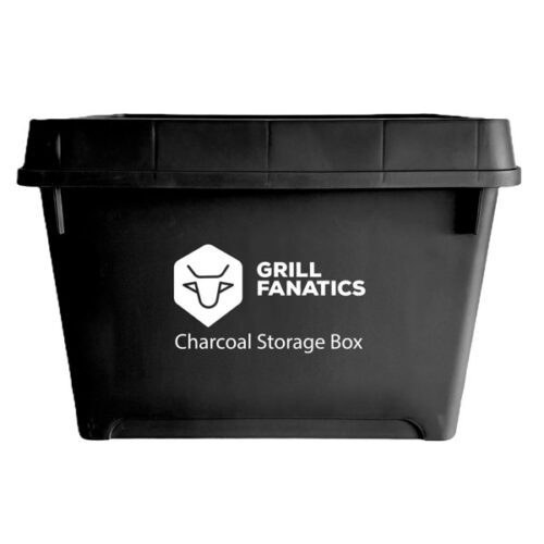 Houtskool opberg box