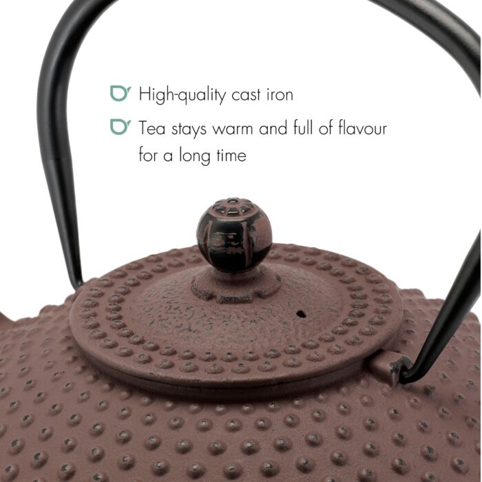 Bredemeijer Theepot Xilin 1,25 liter - Aubergine - Afbeelding 2