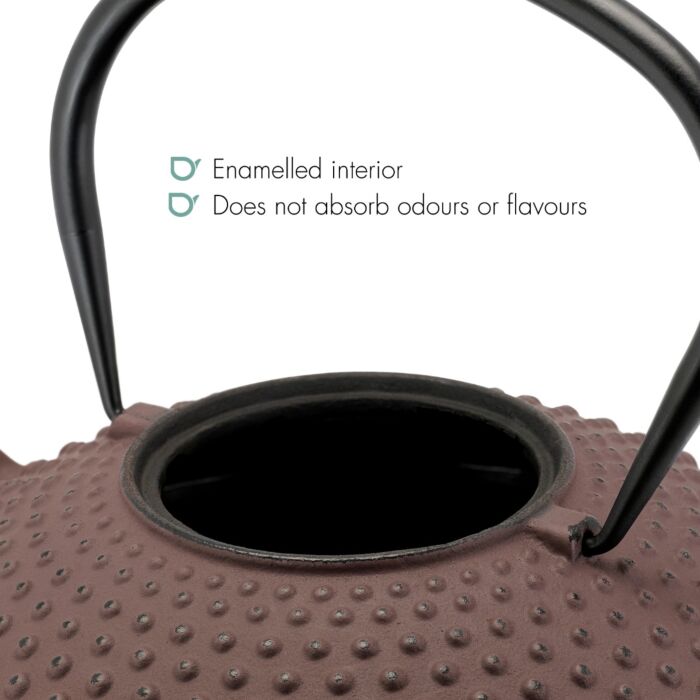 Bredemeijer Theepot Xilin 1,25 liter - Aubergine - Afbeelding 3