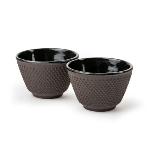 Bredemeijer Theekopjes Xilin, aubergine , set van 2