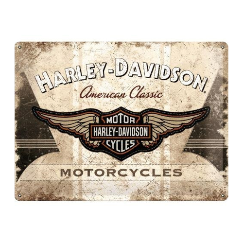 Metalen bord Harley Davidson