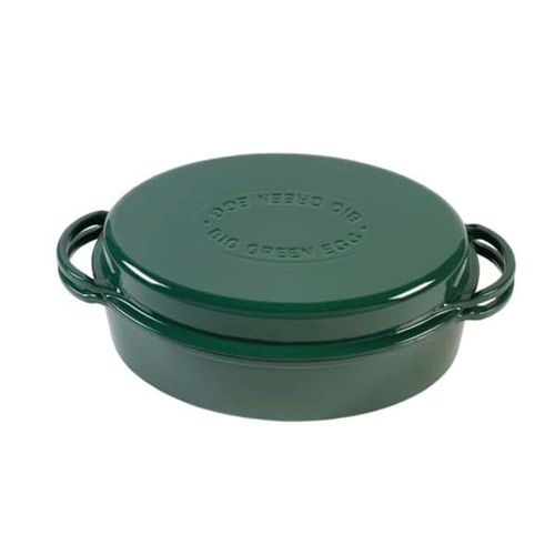 BGE Green Dutch Oven Oval