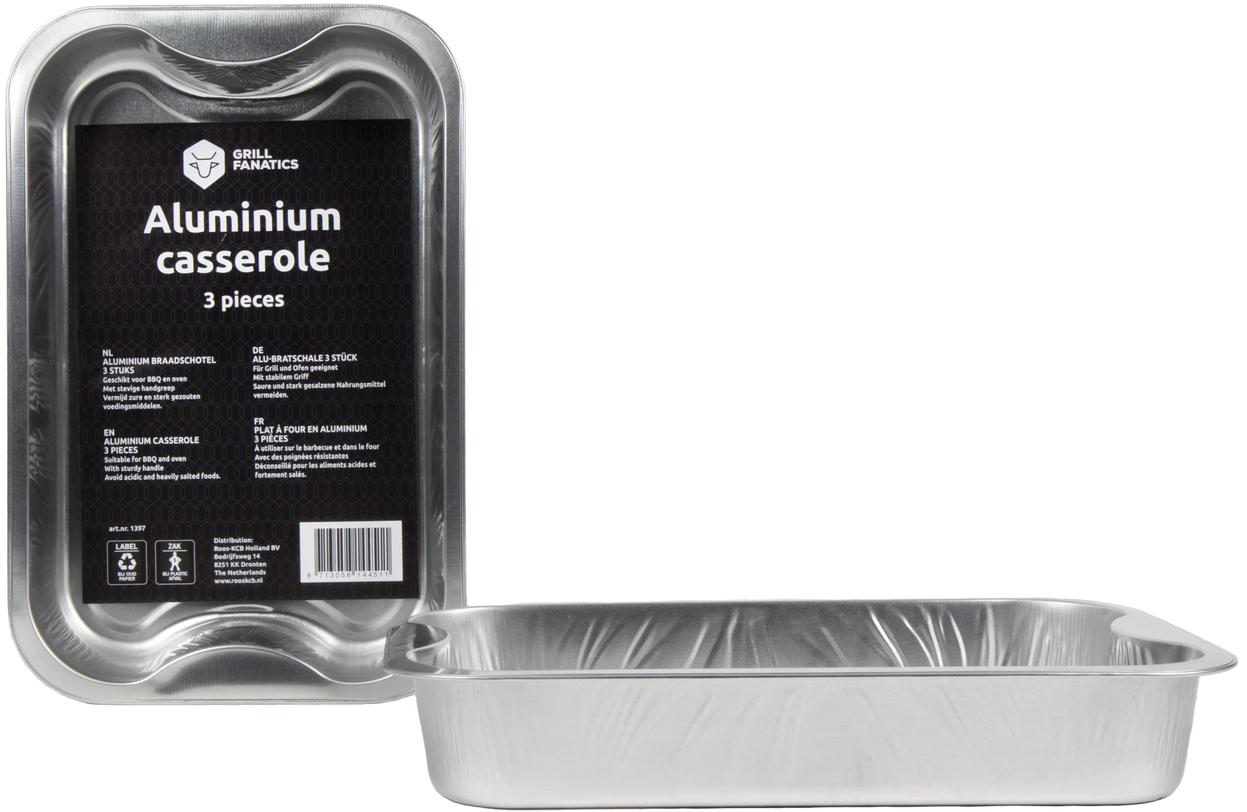 Aluminium Braadschaal