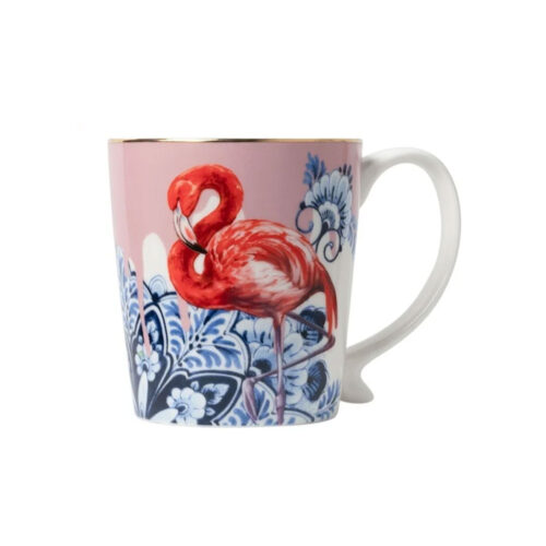 Heinen Delfst Blauw - Mok Mandala Flamingo