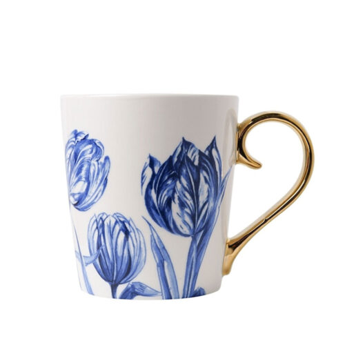 Heinen Delfst Blauw - Mok Tulp Goud
