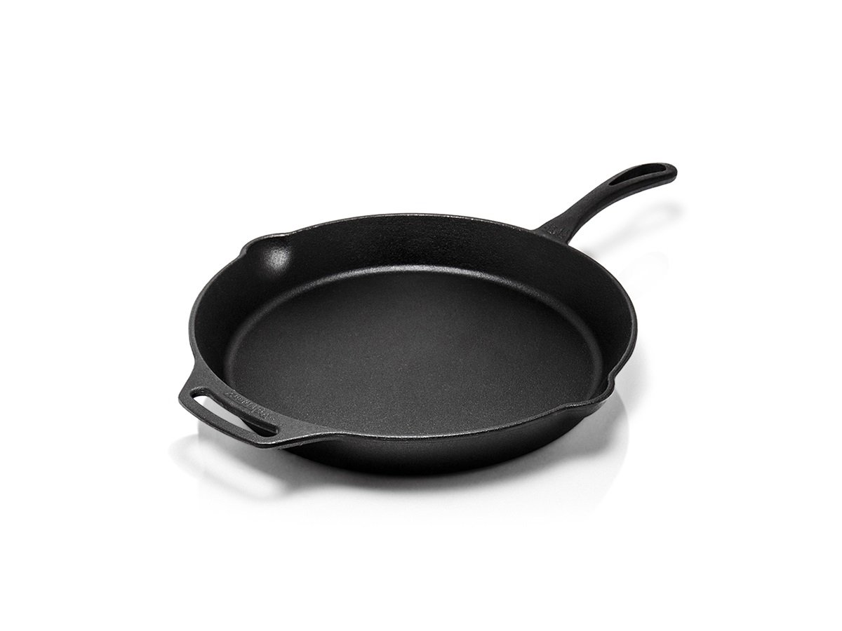 Petromax - Gietijzeren GRILL Skillet met steel 30 cm
