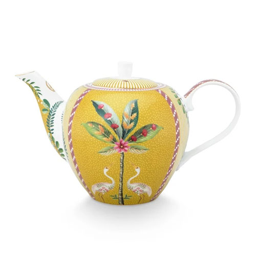 Pip Studio La Majorelle Theepot Groot Yellow