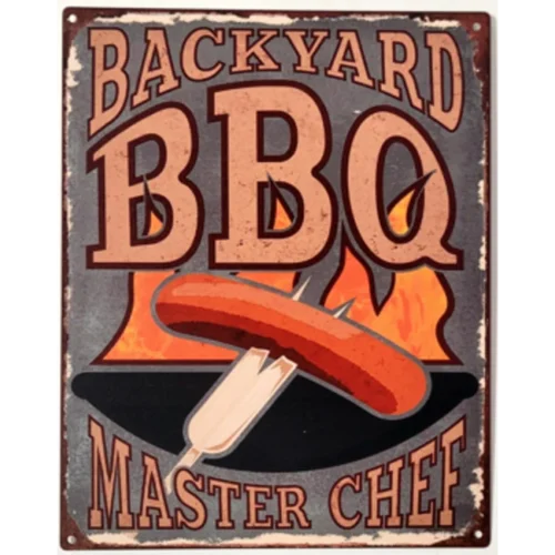 BBQ wandbord Backyard BBQ 25 x 20cm