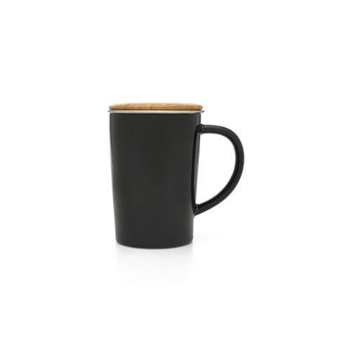 Thee mok zwart met theefilter