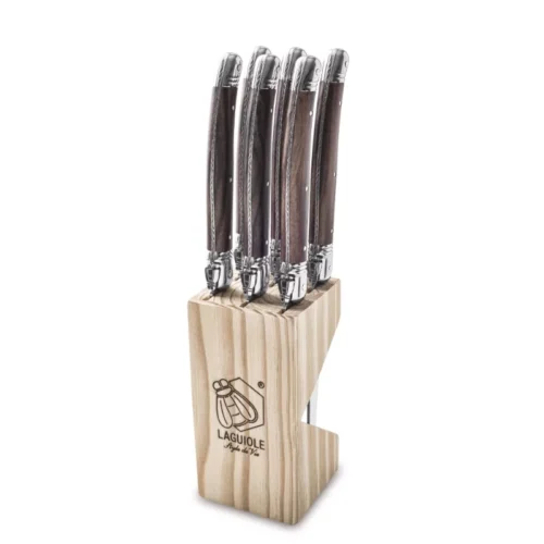 Premium Line Steakmessen Darkwood