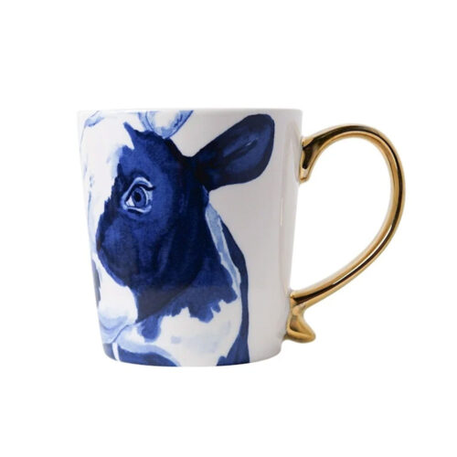 Heinen Delfst Blauw - Mok Koe Goud