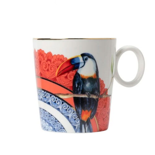 Heinen Delfst Blauw - Mok Mandala Toekan