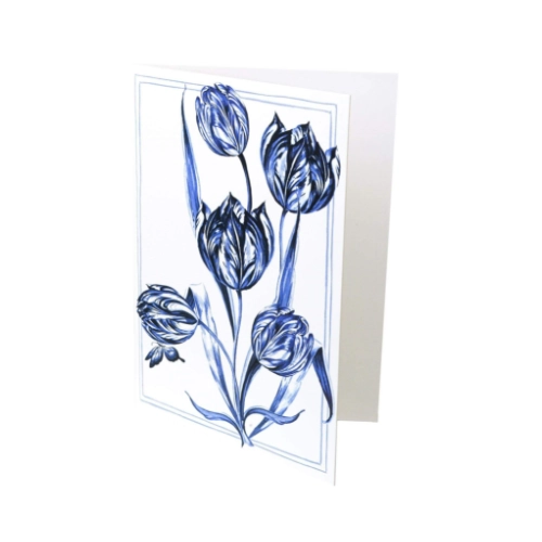 Wenskaart Tulpen