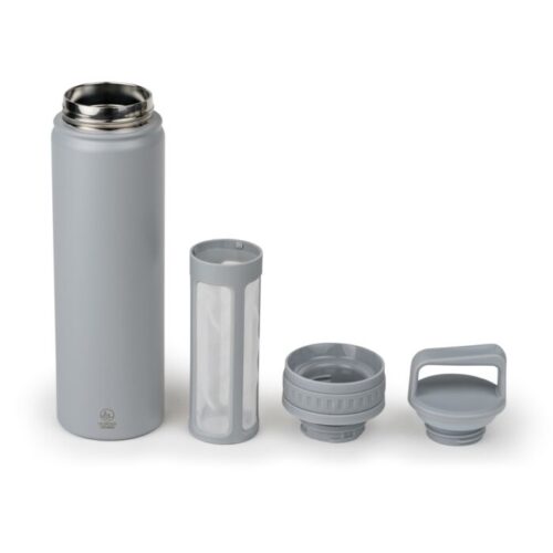 Cold brew infuser bottle Moshi rvs grijs - Afbeelding 2